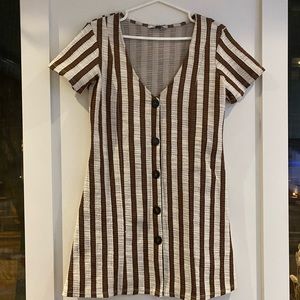Zara striped dress